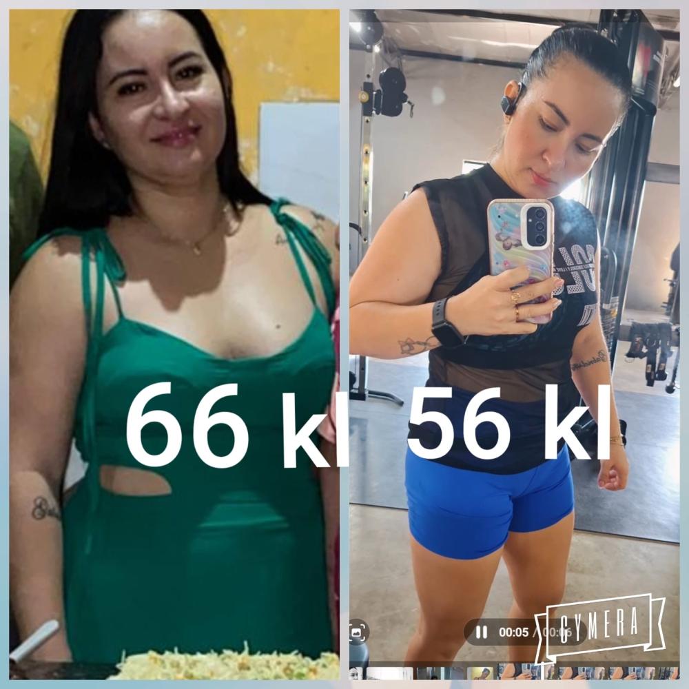 Transformação real — Cliente DryFit perdeu 10kg com a DryFit